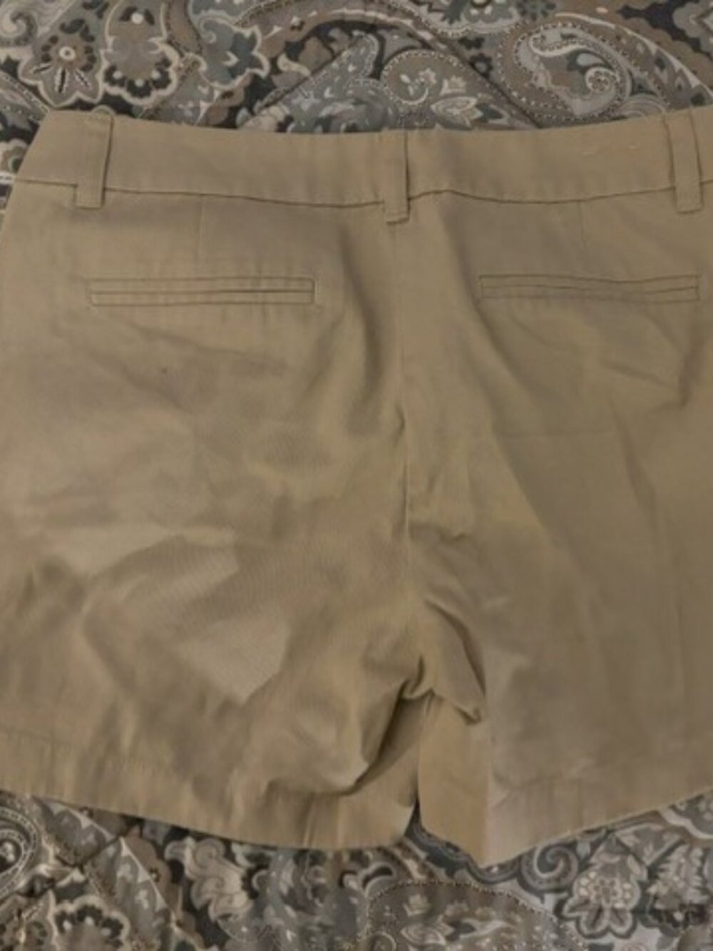 J Crew Factory Khaki Shorts size 8 - Picture 2 of 4